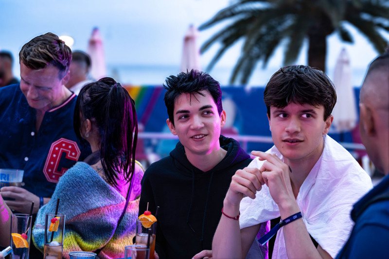 Visitors of Grabbys Europe Relaxing by the Pool at Hotel Ritual