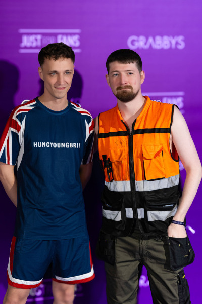 Jamie Baker on the Purple Carpet at Grabbys Europe 2026