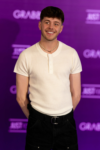 Jay Barrett on the Purple Carpet at Grabbys Europe 2026