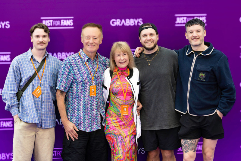Creators and Guests at the Purple Carpet of Grabbys Europe 2026 in Torremolinos