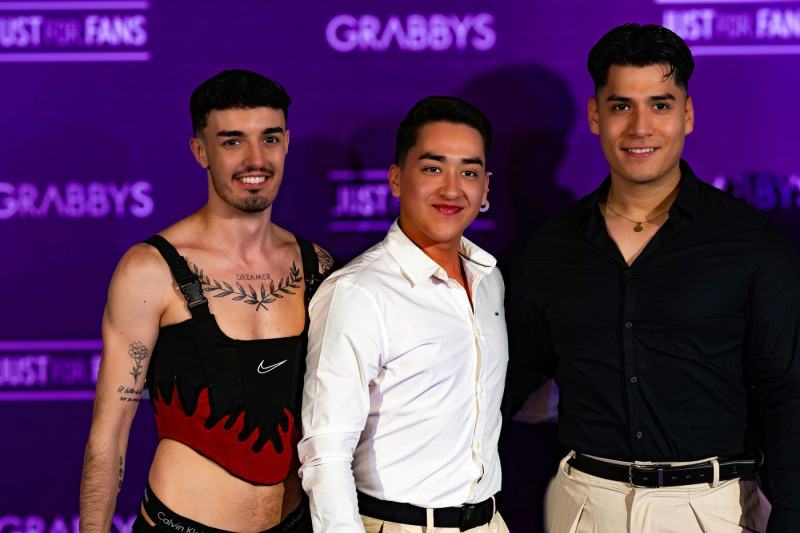 Creators and Guests at the Purple Carpet of Grabbys Europe 2026 in Torremolinos