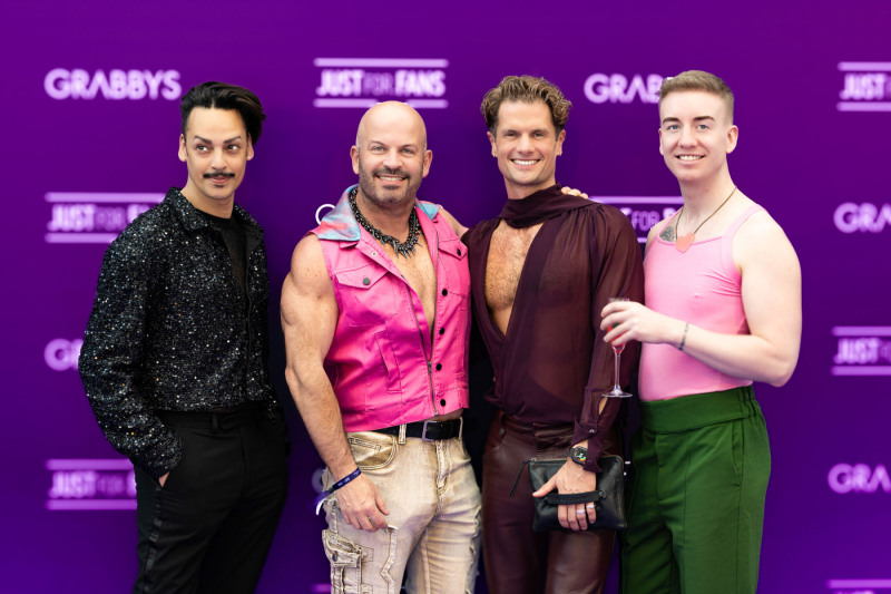 Creators and Guests at the Purple Carpet of Grabbys Europe 2026 in Torremolinos
