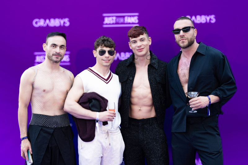 Creators and Guests at the Purple Carpet of Grabbys Europe 2026 in Torremolinos