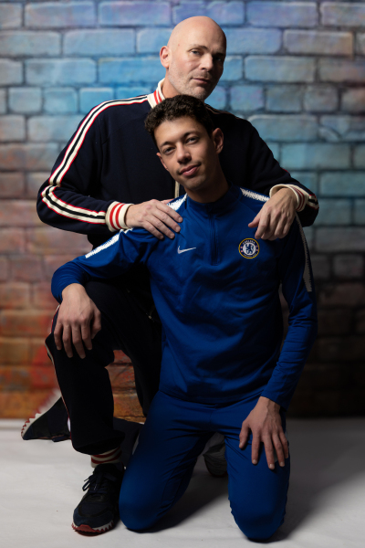 footpath_of_alex und Daddy Mike bei einem Fotoshooting und verschiedenen Collabs mit anderen Creators bei einem Creatortreffen von Collabfinder.org in Frankfurt.