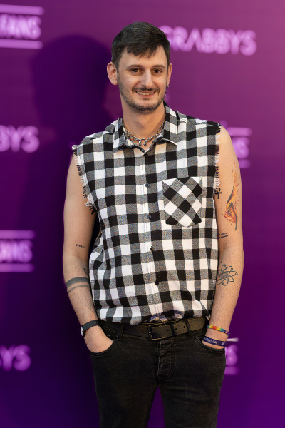 Andrej Kehle at the Purple Carpet of Grabbys Europe 2026 in Torremolinos