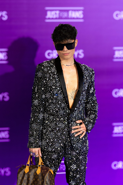 Andrew Lepy on the Purple Carpet at Grabbys Europe 2026