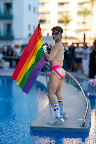 Andrew Twink by the Pool at Grabbys Europe 2026
