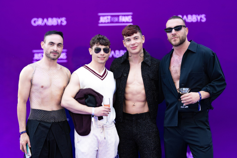 Creators and Guests at the Purple Carpet of Grabbys Europe 2026 in Torremolinos