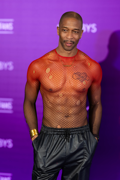 Denzel Deziles on the Purple Carpet at Grabbys Europe 2026