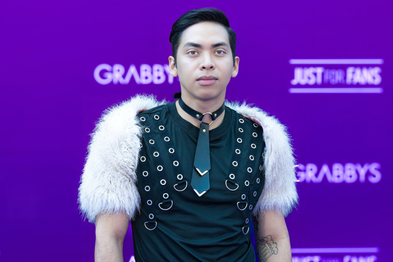 Elektra Dietrich on the Purple Carpet at Grabbys Europe 2026