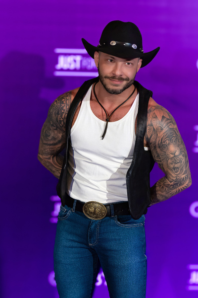 John Brachalli as Cowboy at Grabbys Europe 2026