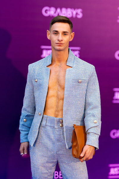 John Jai on the Purple Carpet at Grabbys Europe 2026