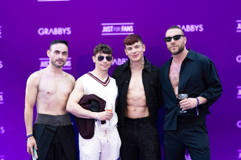 Creators and Guests at the Purple Carpet of Grabbys Europe 2026 in Torremolinos