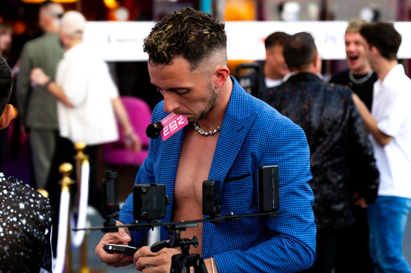 Creators and Guests at the Purple Carpet of Grabbys Europe 2026 in Torremolinos