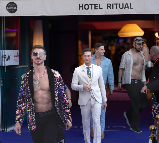 Creators and Guests at the Purple Carpet of Grabbys Europe 2026 in Torremolinos