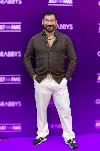 Lupo Nero on the Purple Carpet at Grabbys Europe 2026