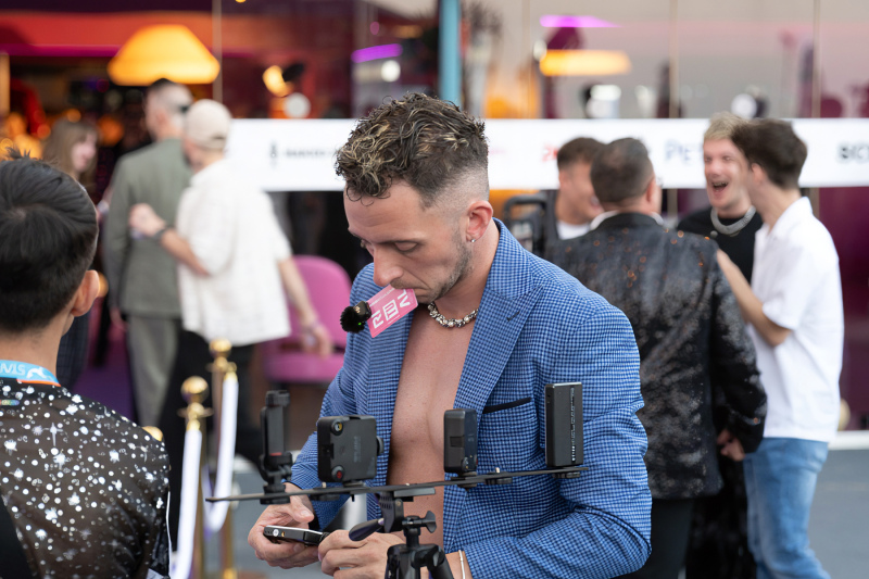 Trip it with Tim at the Purple Carpet of Grabbys Europe 2026 in Torremolinos