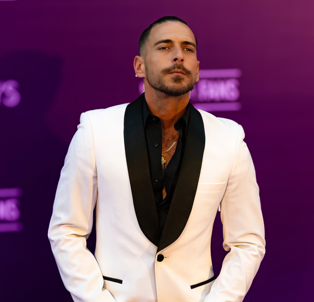 Paddy O'Brian on the Purple Carpet at Grabbys Europe 2026