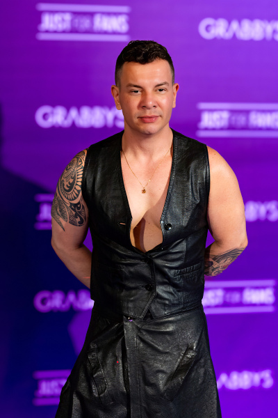 Ruben DiMarco at the Purple Carpet of Grabbys Europe 2026 in Torremolinos