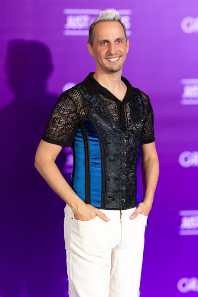 Sébastien Cadar on the Purple Carpet at Grabbys Europe 2026