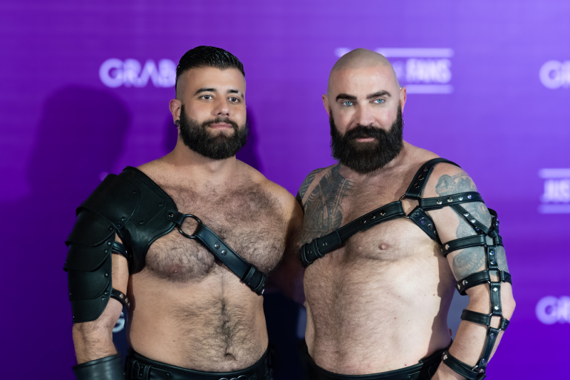 El Monte Musculitos and Gus the Canuck in Gladiator Style at Grabbys Europe 2026