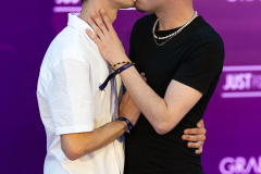 Cole and Callum Cox on the Purple Carpet at Grabbys Europe 2026