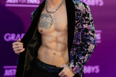 Jaxx Cody on the Purple Carpet at Grabbys Europe 2026