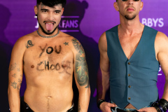 Leo Bulgari and Ryan Michel on the Purple Carpet at Grabbys Europe 2026