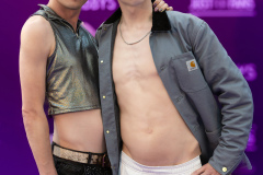 Sem Taylor and Ethan Ryyder at the Purple Carpet of Grabbys Europe 2026 in Torremolinos