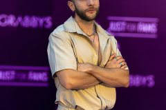 Javier Camara Oltra aka Zalthy Co on the Purple Carpet at Grabbys Europe 2026