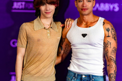 A Twink and Brando Arjona on the Purple Carpet at Hotel Ritual